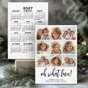 Cartes Pour Fêtes Annuelles Oh Quel Plaisir - 9 Photo - Calendrier 2027