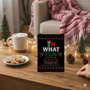 Cartes Pour Fêtes Annuelles Oh Quelle Joie Sweat Ugly Grinch Fête de Fêtes