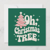 Cartes Pour Fêtes Annuelles Oh sapin de Noël Lumière Joyeux Noël Xmas  (Devant)