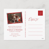 Cartes Pour Fêtes Annuelles Oh So Jolly Simple Script Modern Christmas Photo (Dos)