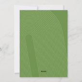 Cartes Pour Fêtes Annuelles Oh What Fun - 9 Photo - Zen Arch Vert Blanc (Dos)