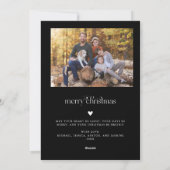 Cartes Pour Fêtes Annuelles Oh What Fun Black Arch Frame 3 Photo (Dos)