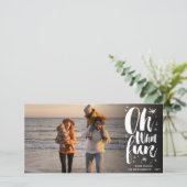 Cartes Pour Fêtes Annuelles Oh What Fun Brush Script Étoiles Fun Photo (Debout devant)