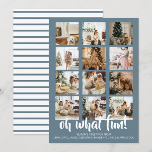 Cartes Pour Fêtes Annuelles Oh What Fun Photo Noël Personnalisé