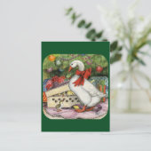 Cartes Pour Fêtes Annuelles Oie de Noël (Debout devant)