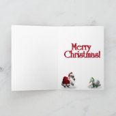 Cartes Pour Fêtes Annuelles Oie Et Canards Père Noël De Noël (Intérieur)