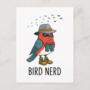 Cartes Pour Fêtes Annuelles Oiseau Nerd drôle Oiseau observer Oiseau Oiseau Am