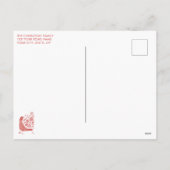 Cartes Pour Fêtes Annuelles Oiseau scandinave (Dos)