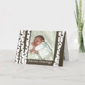 Cartes Pour Fêtes Annuelles Oiseaux Noël Salutation (Devant)