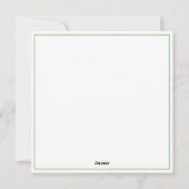 Cartes Pour Fêtes Annuelles Oiseaux rouges (Dos)