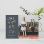 Cartes Pour Fêtes Annuelles Okayest Year 2020 Custom Christmas Photo (Debout devant)