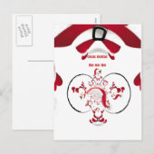 Cartes Pour Fêtes Annuelles Oki Dokie Père Noël ! (Devant / Derrière)