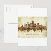 Cartes Pour Fêtes Annuelles Oklahoma City Oklahoma (Devant / Derrière)