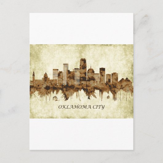 Cartes Pour Fêtes Annuelles Oklahoma City Oklahoma (Devant)