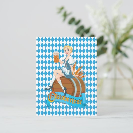 Cartes Pour Fêtes Annuelles Oktoberfest (Debout devant)