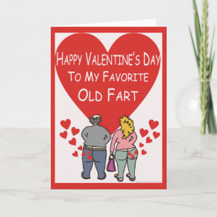 Cartes Pour Fêtes Annuelles Old Fart Valentine