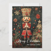 Cartes Pour Fêtes Annuelles Old fashioned Christmas nutcracker cozy download (Devant)