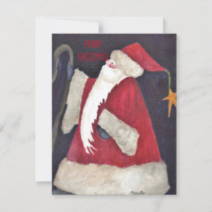Cartes Pour Fêtes Annuelles Old World Santa