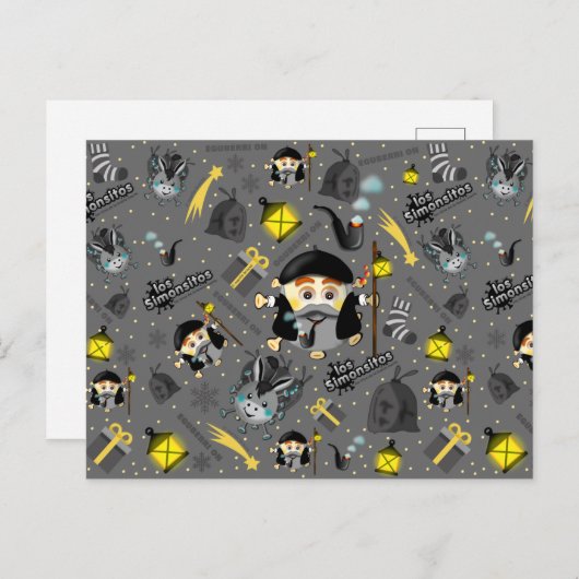 Cartes Pour Fêtes Annuelles Olentzero vasco Eguberri sur par Simonsitos (Devant / Derrière)