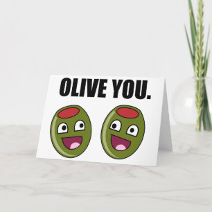 CARTES POUR FÊTES ANNUELLES OLIVE PUN