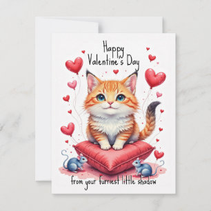 Cartes Pour Fêtes Annuelles 💘🐈Ombre de l'amour