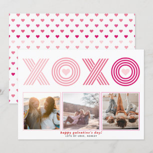 Cartes Pour Fêtes Annuelles Ombre rose Saint Valentin HOHO Galentines jour pho