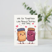 Cartes Pour Fêtes Annuelles On se complète comme le beurre de cacahuète et la  (Debout devant)