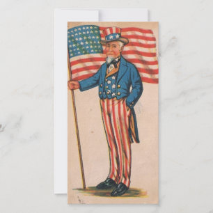 Cartes Pour Fêtes Annuelles Oncle américain patriotique Sam 4 juillet