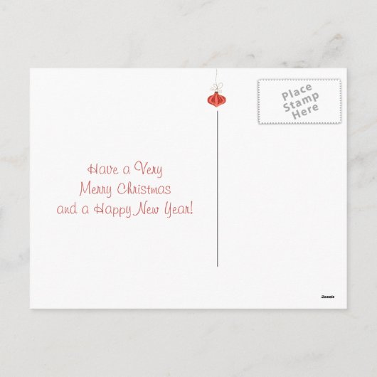 Cartes Pour Fêtes Annuelles One Moose Open Sleigh Retro Santa Clause Noël (Dos)