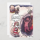 Cartes Pour Fêtes Annuelles Oops Greeting Card  (Devant / Derrière)