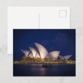 Cartes Pour Fêtes Annuelles Opéra de Sydney Australie (Devant / Derrière)