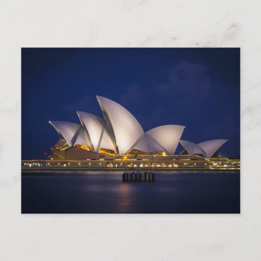 Cartes Pour Fêtes Annuelles Opéra de Sydney Australie (Devant)