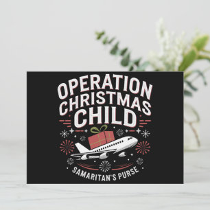 Cartes Pour Fêtes Annuelles Opération Enfant de Noël Famille Drôle Corresponda