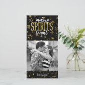 CARTES POUR FÊTES ANNUELLES OR CHIC | FABRIQUER DES ÉTOILES BRILLANTES (Debout devant)