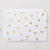 Cartes Pour Fêtes Annuelles Or de calligraphie simple "Bonne année (Dos)