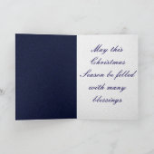 Cartes Pour Fêtes Annuelles Or et argent (Intérieur)