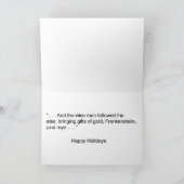 Cartes Pour Fêtes Annuelles Or, frankenstein et Myrrh (Intérieur)