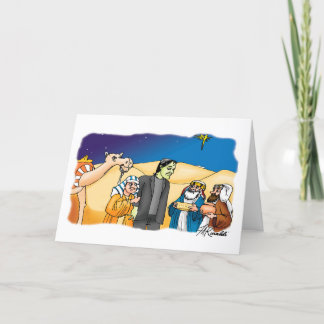 Cartes Pour Fêtes Annuelles Or, frankenstein et Myrrh