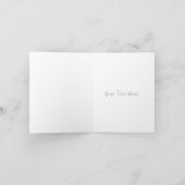 Cartes Pour Fêtes Annuelles or père Noël design graphique vert (Intérieur)