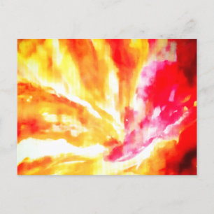 Cartes Pour Fêtes Annuelles Orange Beach Sunset Aquarelle