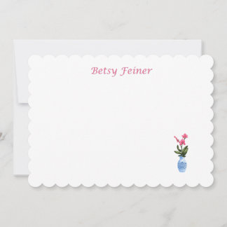 Cartes Pour Fêtes Annuelles Orchid Notecard