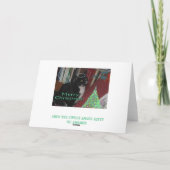 Cartes Pour Fêtes Annuelles Oreo le chat doux de merveille (Dos)