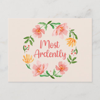 Cartes Pour Fêtes Annuelles Orgueil Et Préjugés M. Darcy - Le Plus Ardemment I