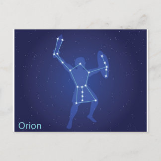 Cartes Pour Fêtes Annuelles Orion le chasseur dans la mythologie grecque
