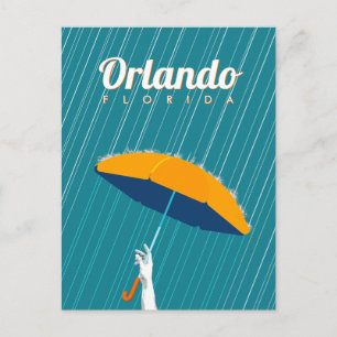 Cartes Pour Fêtes Annuelles Orlando, Floride - Pluie