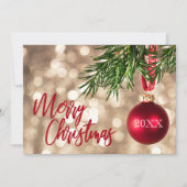 Cartes Pour Fêtes Annuelles Ornament Flat (Devant)