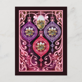 Cartes Pour Fêtes Annuelles Ornamental Christmas - Photo Christmas card