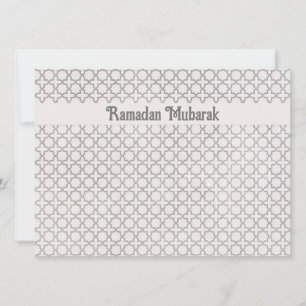 Cartes Pour Fêtes Annuelles Ornement arabesque élégant