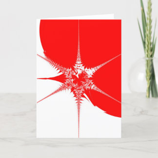 Cartes Pour Fêtes Annuelles Ornement de Noël de fractale