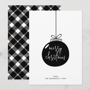 Cartes Pour Fêtes Annuelles Ornement de Noël Joyeux